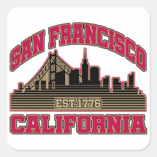 San Francisco,California Square Sticker
