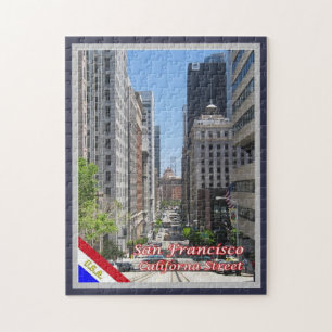 San Francisco - California Street - USA - Jigsaw Puzzle