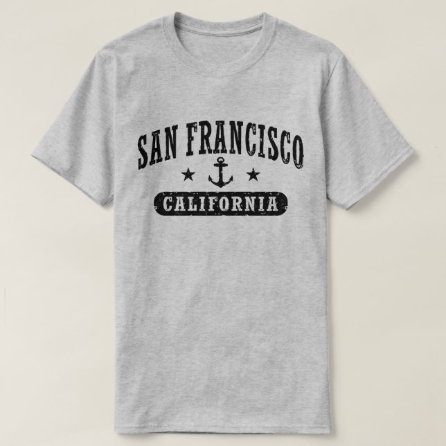 San Francisco California T-Shirt (Design Front)