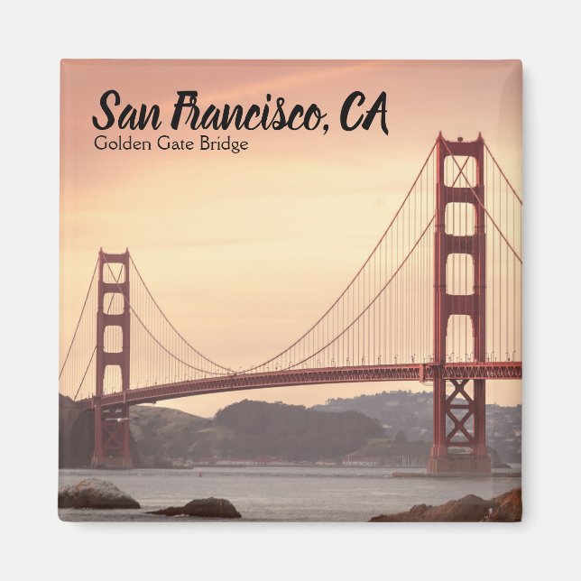 San Francisco California The Golden Gate Bridge Magnet (Front)