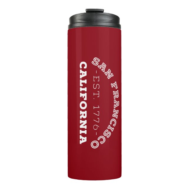 San Francisco California Thermal Tumbler (Front)