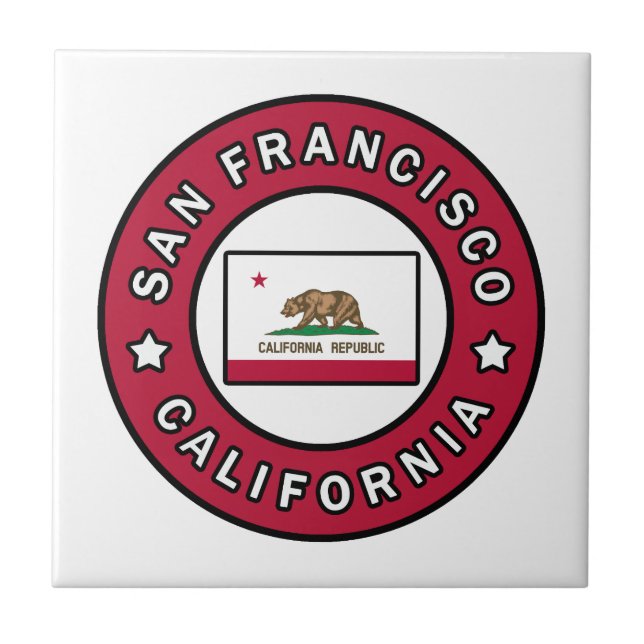 San Francisco California Tile (Front)