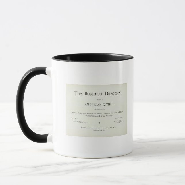 San Francisco California Title Page Mug (Left)