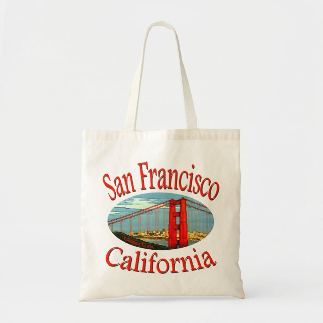 San Francisco California Tote Bag (Front)