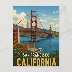 San Francisco California Travel Gift Postcard