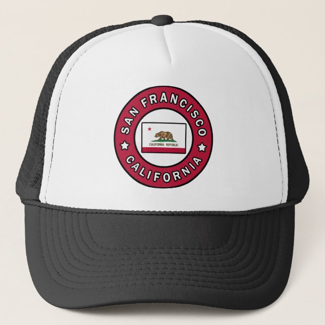San Francisco California Trucker Hat (Front)