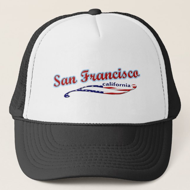 San Francisco California  Trucker Hat (Front)