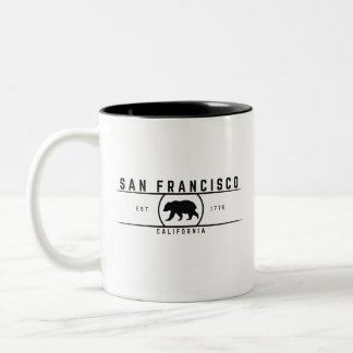 San Francisco California Two-Tone Coffee Mug