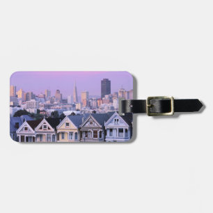 San Francisco, California. View of Victorian Luggage Tag