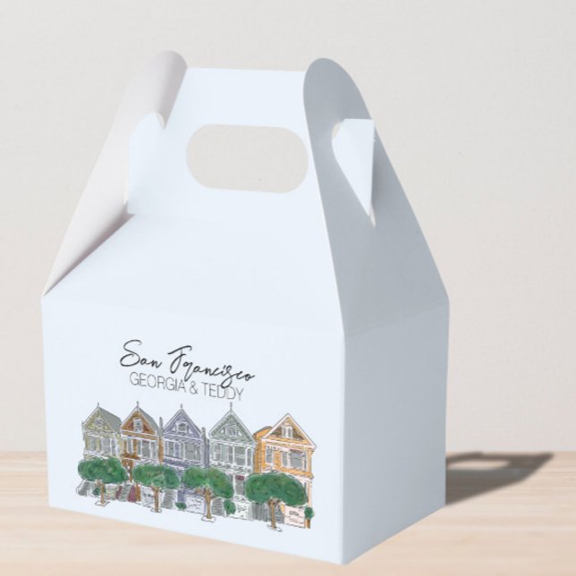 San Francisco, California Wedding welcome bag  Favour Box (Creator Uploaded)