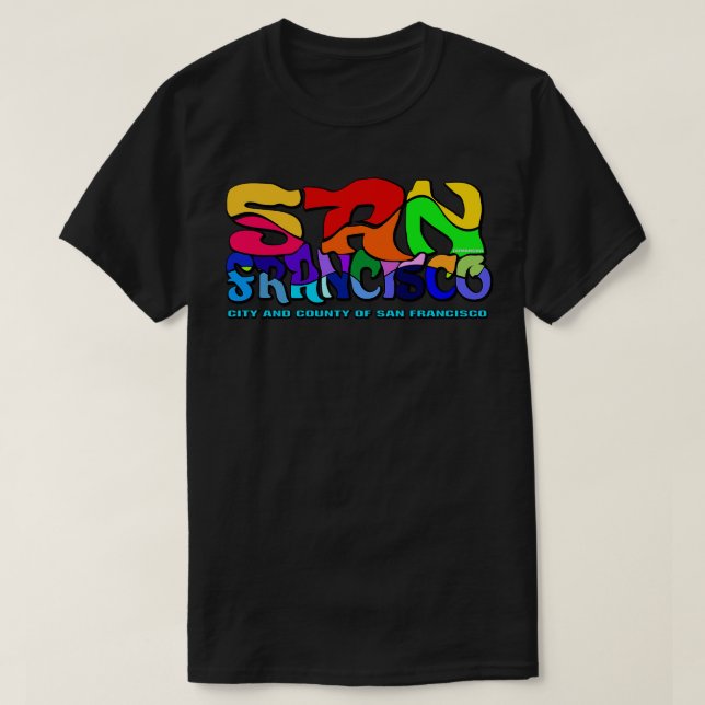 San Francisco Californiaca T-Shirt (Design Front)