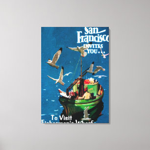 San Francisco, CaliforniaFisherman's Wharf Canvas Print