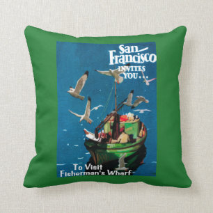 San Francisco, CaliforniaFisherman's Wharf Cushion