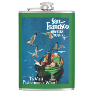 San Francisco, CaliforniaFisherman's Wharf Hip Flask