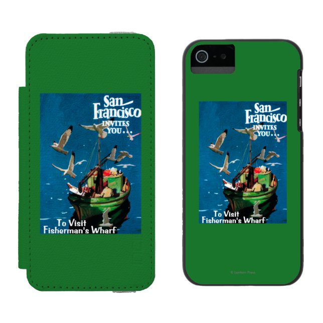 San Francisco, CaliforniaFisherman's Wharf Incipio iPhone Wallet Case (Side by Side)