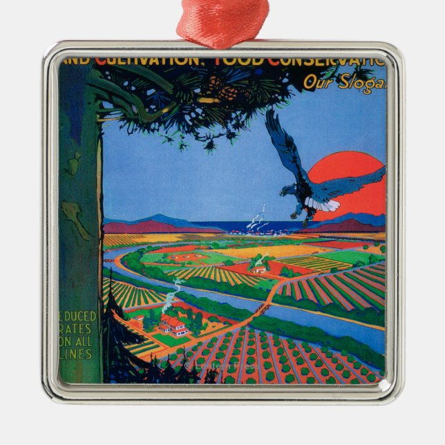 San Francisco, CaliforniaLand Show Metal Tree Decoration (Front)