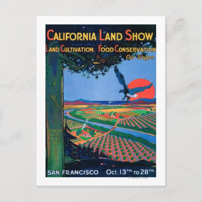 San Francisco, CaliforniaLand Show Postcard (Front)