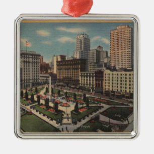 San Francisco, CAUnion Square View Metal Tree Decoration