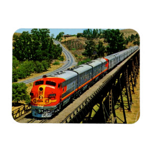 San Francisco Chief Train en Route Vintage  Magnet