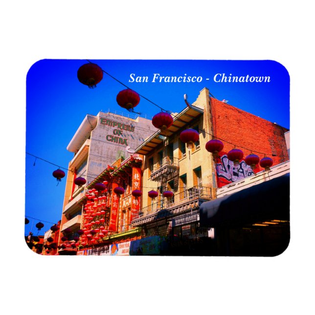 San Francisco Chinatown #4 Magnet (Horizontal)