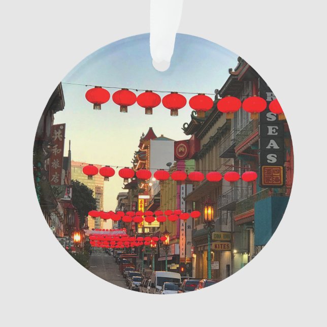 San Francisco Chinatown #9 Ornament  (Front)