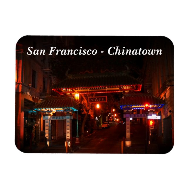 San Francisco Chinatown Gate #2 Magnet (Horizontal)