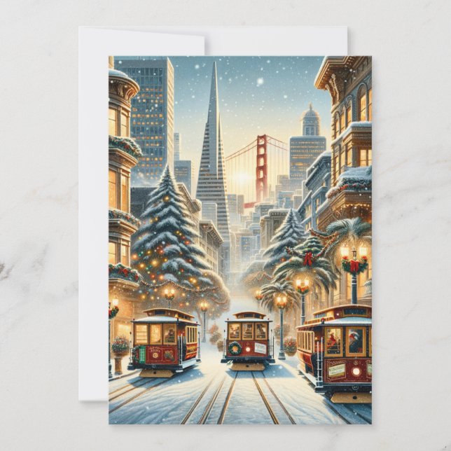 San Francisco Christmas Elegance - Cards (Front)