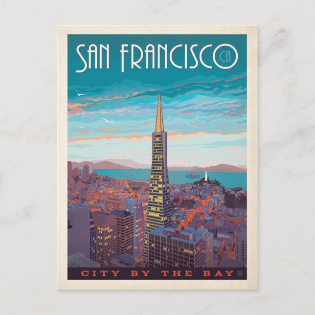San Francisco | City By The Bay Postcard (Front)