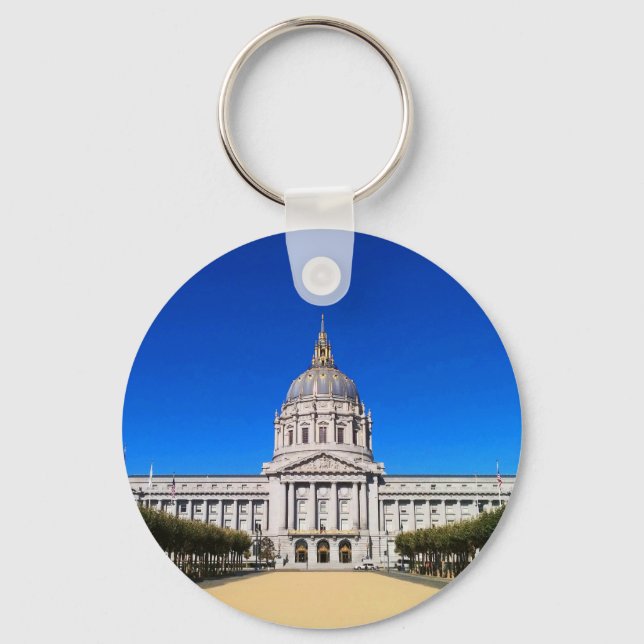 San Francisco City Hall #1-1 Keychain (Front)