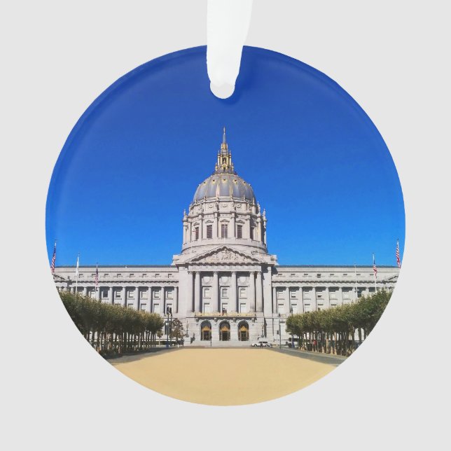 San Francisco City Hall #1 Ornament (Front)