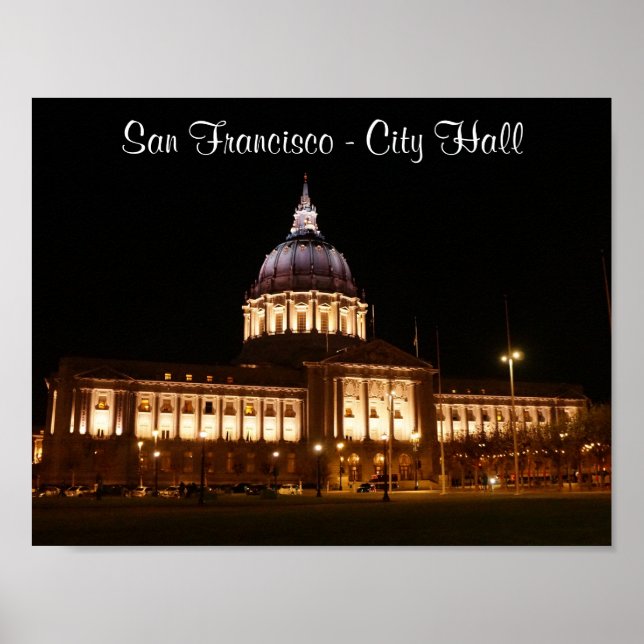 San Francisco City Hall #3 Poster (Front)