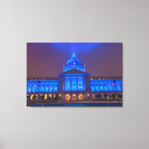 San Francisco City Hall in Blue Light Canvas Print
