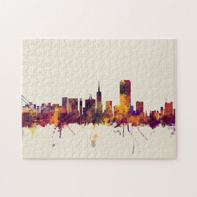 San Francisco City Skyline Jigsaw Puzzle (Horizontal)