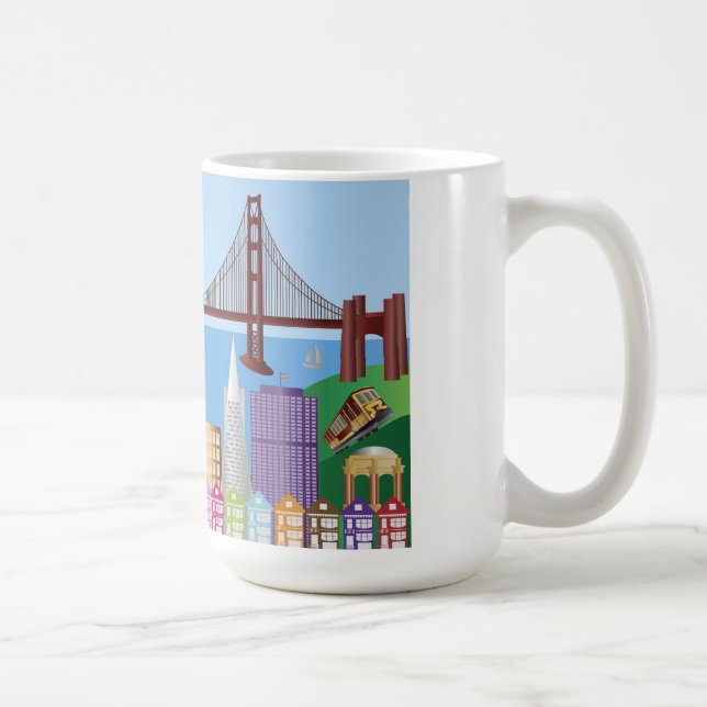San Francisco Cityscape Mug (Right)