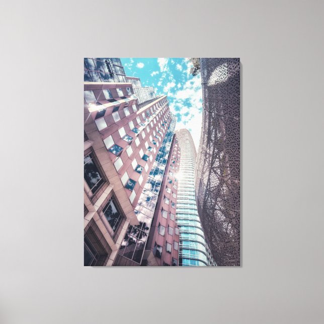 San Francisco Cityscape Skyline Canvas Print (Front)