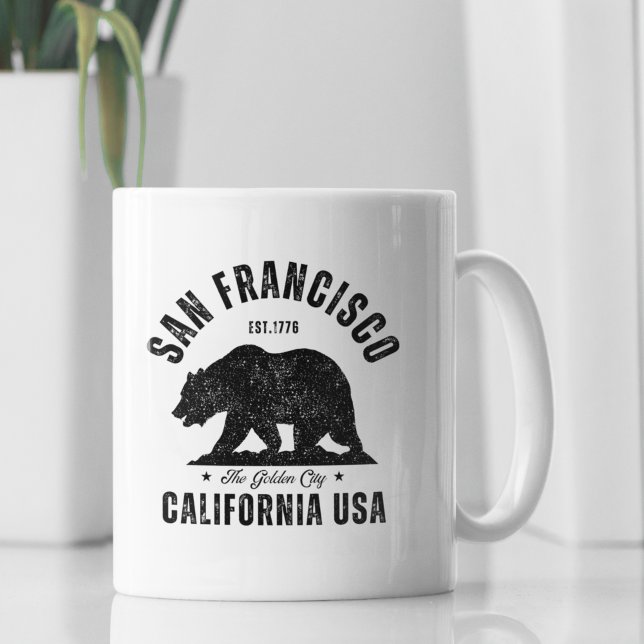 San Francisco Classic Bear Design Coffee Mug (Creator Uploaded)