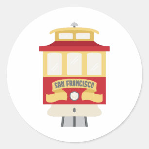San Francisco Classic Round Sticker