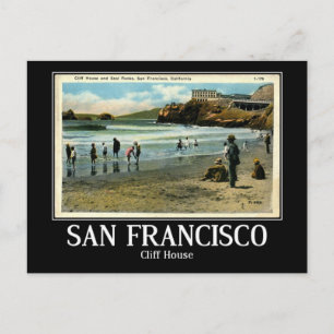 San Francisco, Cliff House, Seal Rocks, Vintage Postcard