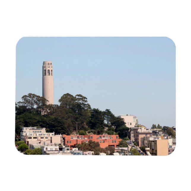 San Francisco Coit Tower Magnet (Horizontal)