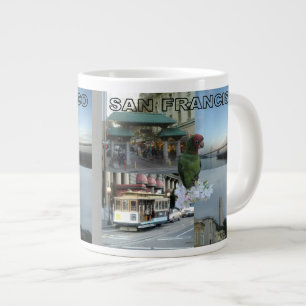 San Francisco Collage Large Coffee Mug