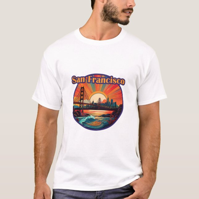 San Francisco Colours T-Shirt (Front)