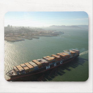 San Francisco Container Ship Mouse Mat