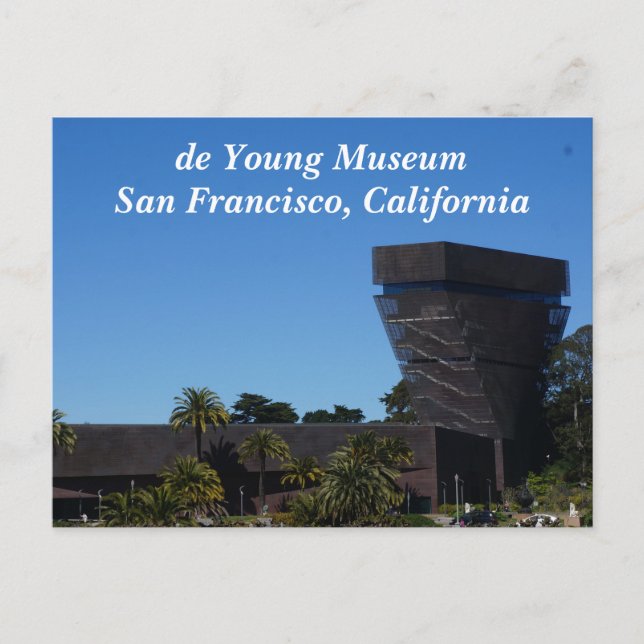 San Francisco de Young Museum #1-2 Postcard (Front)