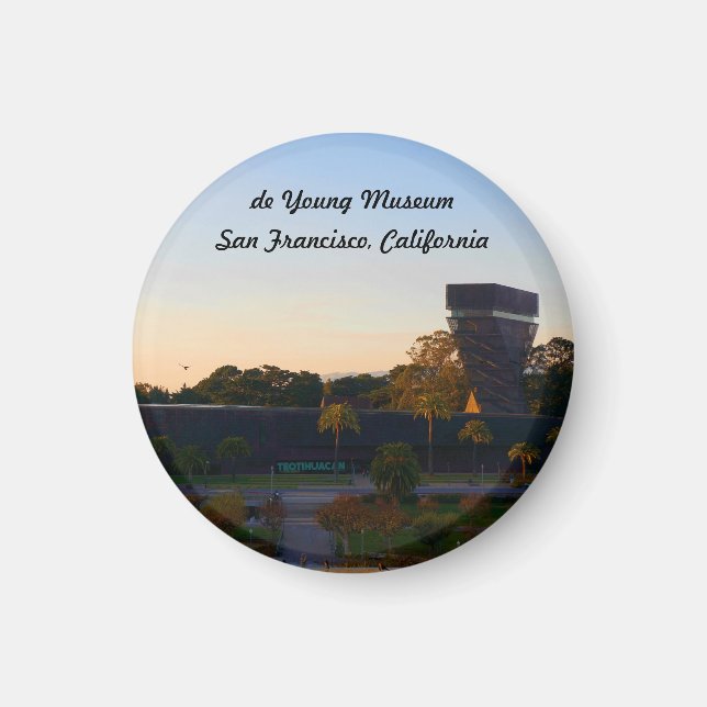 San Francisco de Young Museum #3 Magnet (Front)