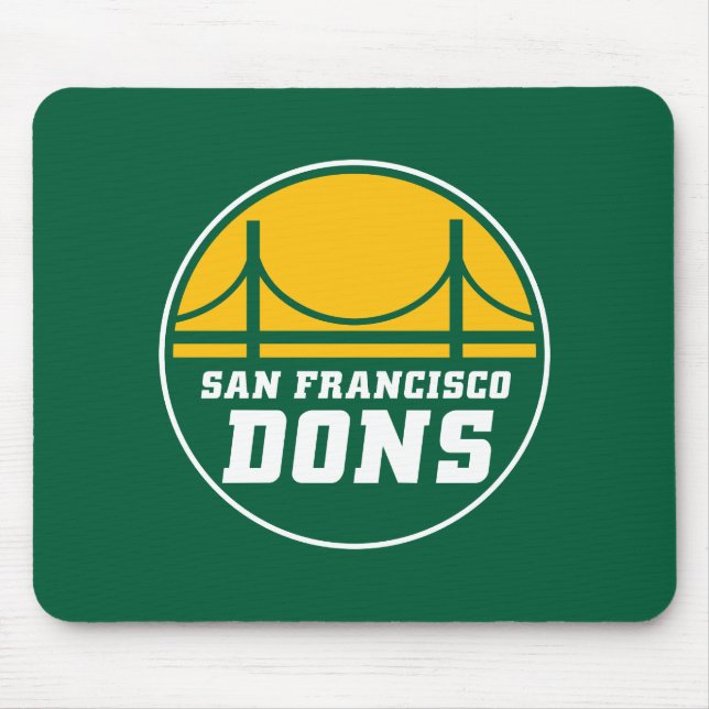 San Francisco Dons Mouse Mat (Front)