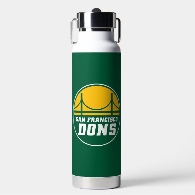 San Francisco Dons Water Bottle (Front)