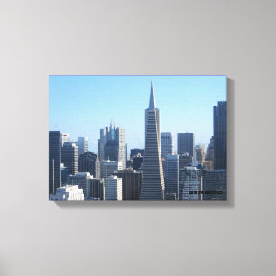 San Francisco Downtown, California Skyscraper City Canvas Print