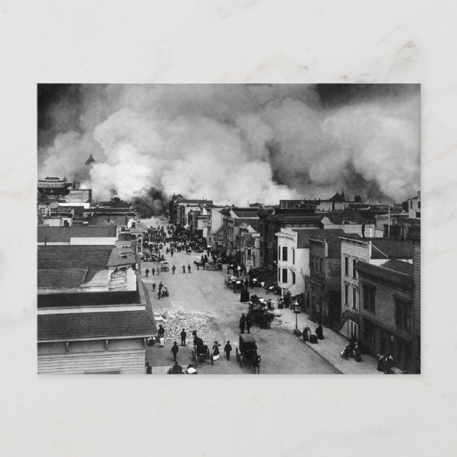 San Francisco Earthquake Postcard (Front)