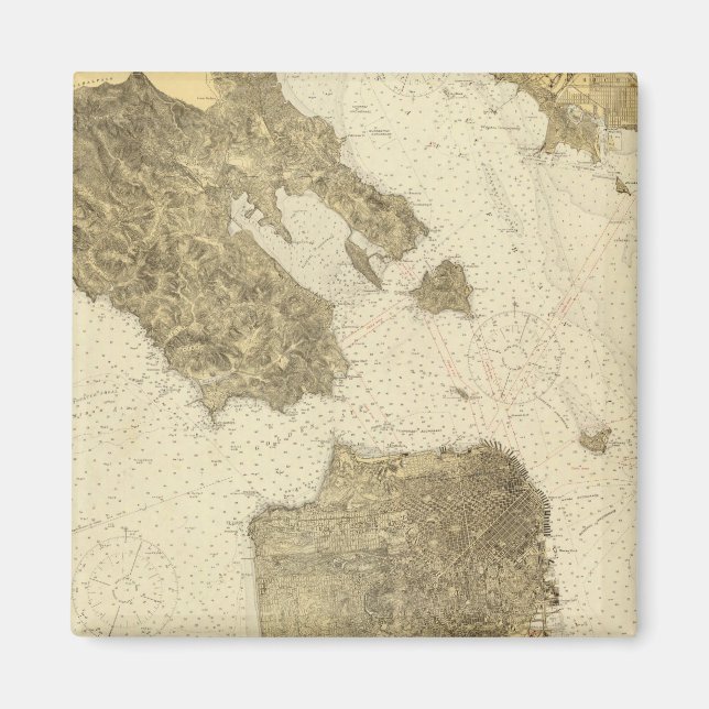 San Francisco Entrance, California 2 Magnet (Front)