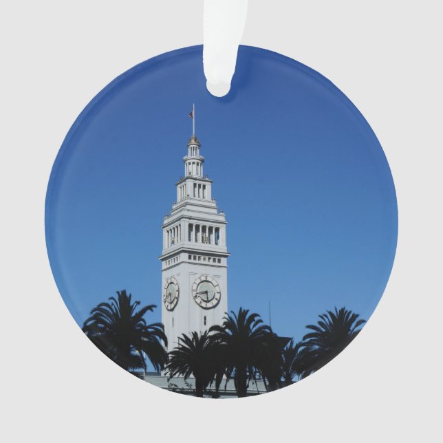 San Francisco Ferry Building #4 Ornament (Front)